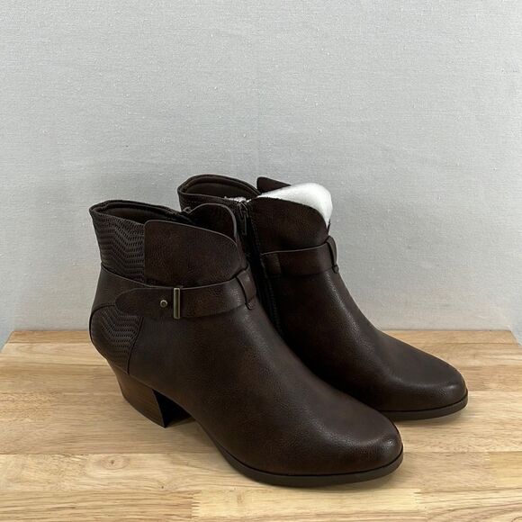BareTraps Shoes - BareTraps Lane Ankle Booties- Brown- Size 10- NWOB